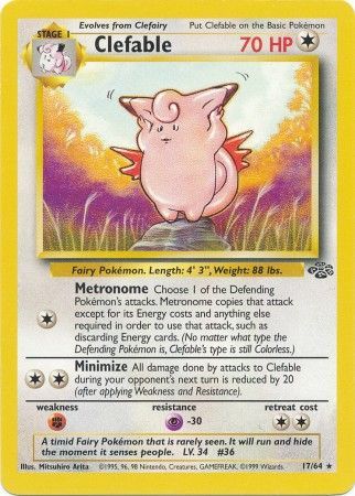 Jungle - 017/064 - Clefable