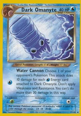 Neo Destiny - 037/105 - Dark Omanyte