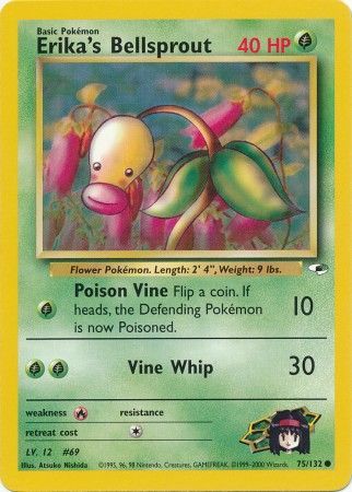 Gym Heroes - 075/132 - Erika's Bellsprout
