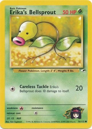 Gym Heroes - 076/132 - Erika's Bellsprout