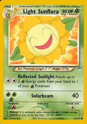 Neo Destiny - 072/105 - Light Sunflora