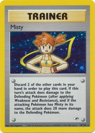 Gym Heroes - 018/132 - Misty - Holo