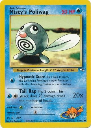 Gym Heroes - 087/132 - Misty's Poliwag