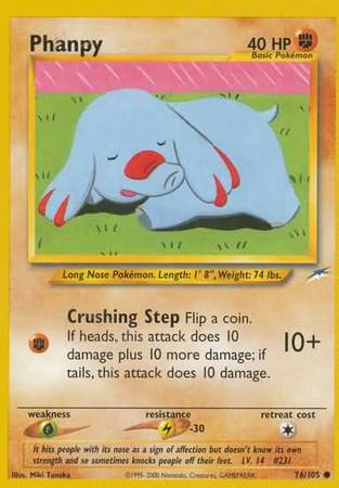 Neo Destiny - 076/105 - Phanpy