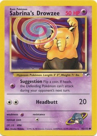Gym Heroes - 092/132 - Sabrina's Drowzee