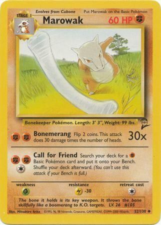 Base Set 2 - 052/130 - Marowak