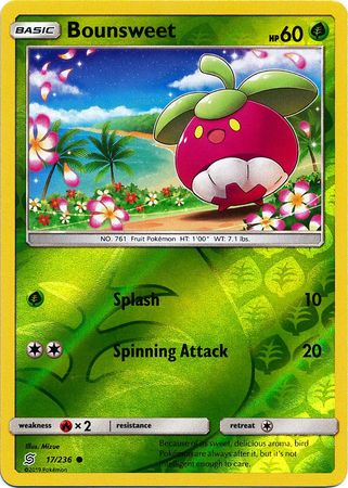 Unified Minds - 017/236 - Bounsweet - Reverse Holo
