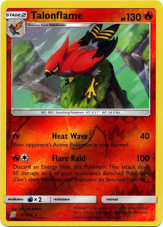 Unified Minds - 032/236 - Talonflame - Reverse Holo