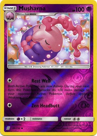 Unified Minds - 089/236 - Musharna - Reverse Holo