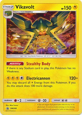 Black Star Promos - SM208 - Vikavolt - Holo