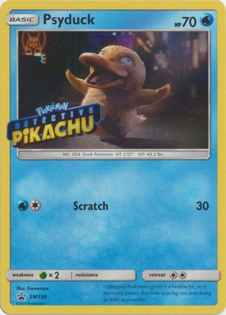 Black Star Promos - SM199 - Psyduck - Holo (Movie Stamp)