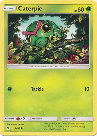 Hidden Fates - 001/068 - Caterpie