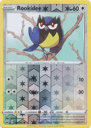 Sword & Shield - 150/202 - Rookidee - Reverse Holo