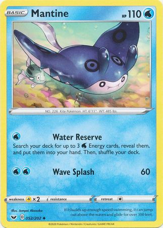 Sword & Shield - 052/202 - Mantine