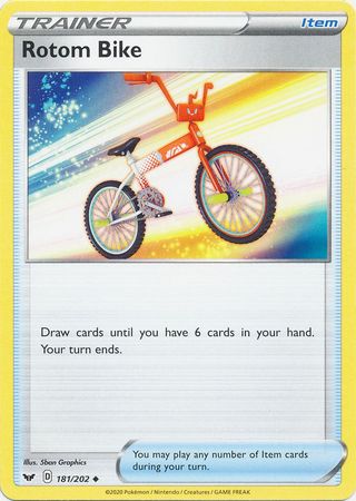 Sword & Shield - 181/202 - Rotom Bike