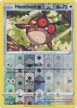 Sword & Shield - 143/202 - Hoothoot - Reverse Holo