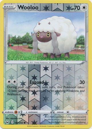 Sword & Shield - 152/202 - Wooloo - Reverse Holo
