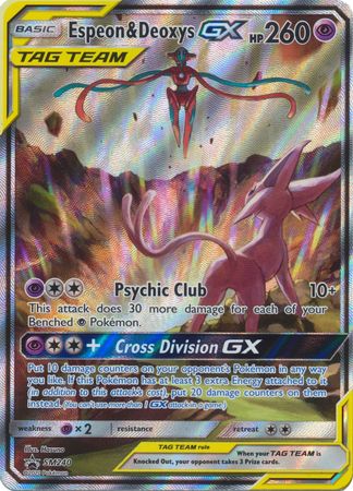 Black Star Promos - SM240 - Espeon & Deoxys GX (Tag Team)