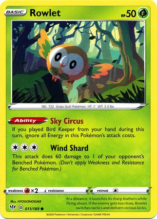 Darkness Ablaze - 011/189 - Rowlet