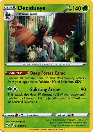 Darkness Ablaze - 013/189 - Decidueye - Holo