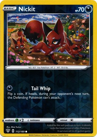 Darkness Ablaze - 112/189 - Nickit - Reverse Holo