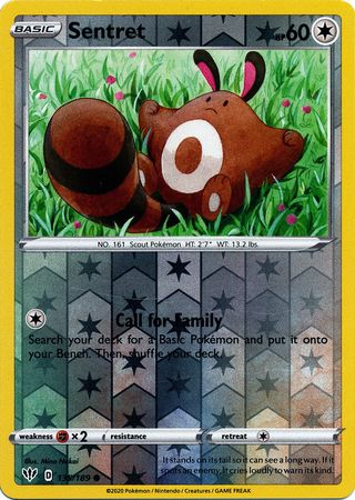 Darkness Ablaze - 135/189 - Sentret - Reverse Holo