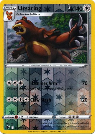 Darkness Ablaze - 139/189 - Ursaring - Reverse Holo