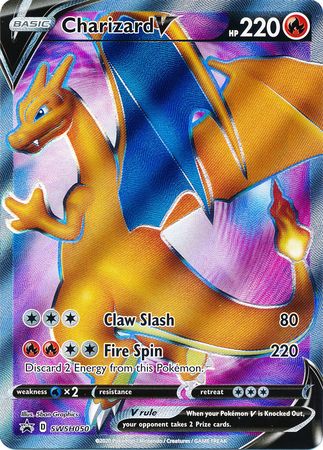 Black Star Promos - SWSH050 - Charizard V (Sealed)