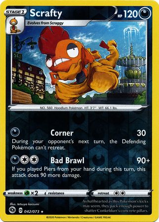 Champion's Path - 042/073 - Scrafty - Reverse Holo