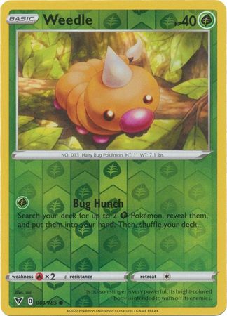 Vivid Voltage - 001/185 - Weedle - Reverse Holo