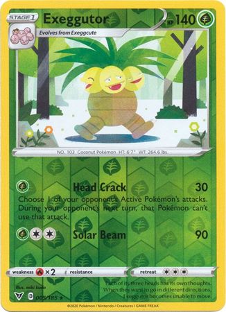 Vivid Voltage - 005/185 - Exeggutor - Reverse Holo