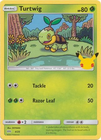 McDonald's 25th Anniversary - 04/25 - Turtwig