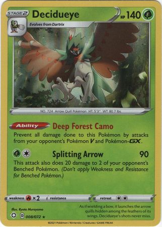Shining Fates - 008/072 - Decidueye - Holo