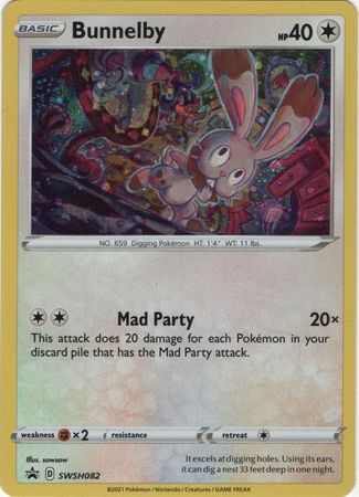 Black Star Promos - SWSH082 - Bunnelby - Holo