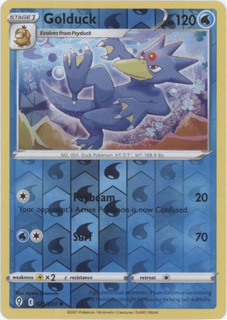 Evolving Skies - 025/203 - Golduck - Reverse Holo