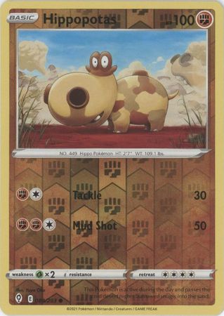 Evolving Skies - 084/203 - Hippopotas - Reverse Holo