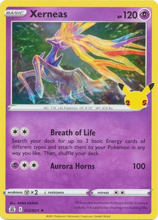 Celebrations - 12/25 - Xerneas - Holo