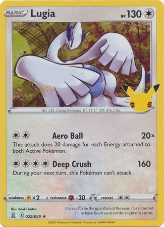 Celebrations - 22/25 - Lugia - Holo
