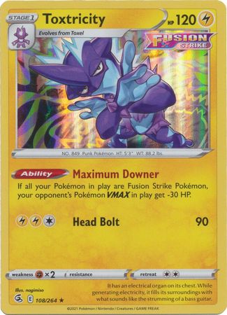 Fusion Strike - 108/264 - Toxtricity - Holo