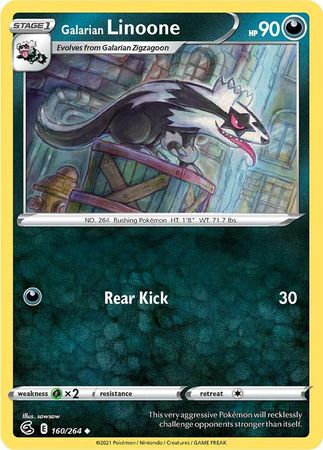 Fusion Strike - 160/264 - Galarian Linoone