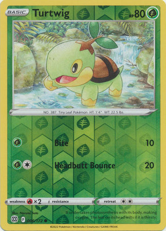 Brilliant Stars - 006/172 - Turtwig - Reverse Holo
