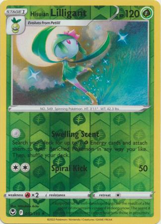 Silver Tempest - 010/195 - Hisuian Lilligant - Reverse Holo