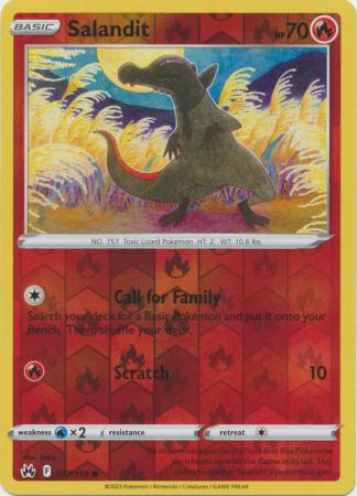 Crown Zenith - 027/159 - Salandit - Reverse Holo