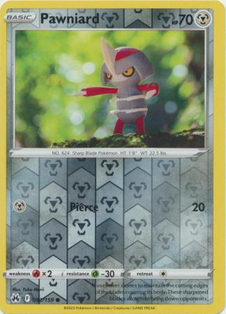 Crown Zenith - 092/159 - Pawniard - Reverse Holo