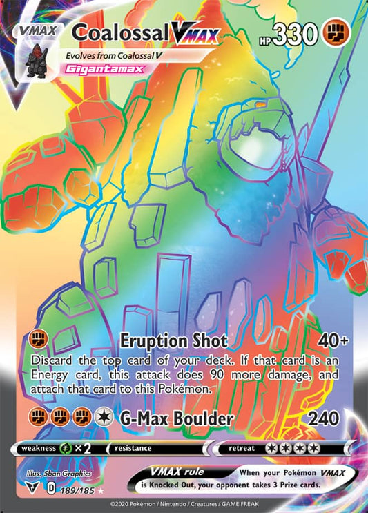 Vivid Voltage - 189/185 - Coalossal VMAX
