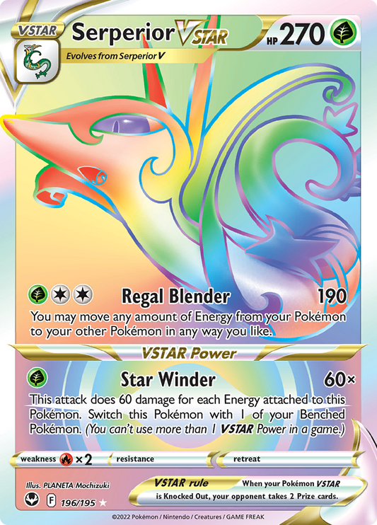 Silver Tempest - 196/195 - Serperior VSTAR