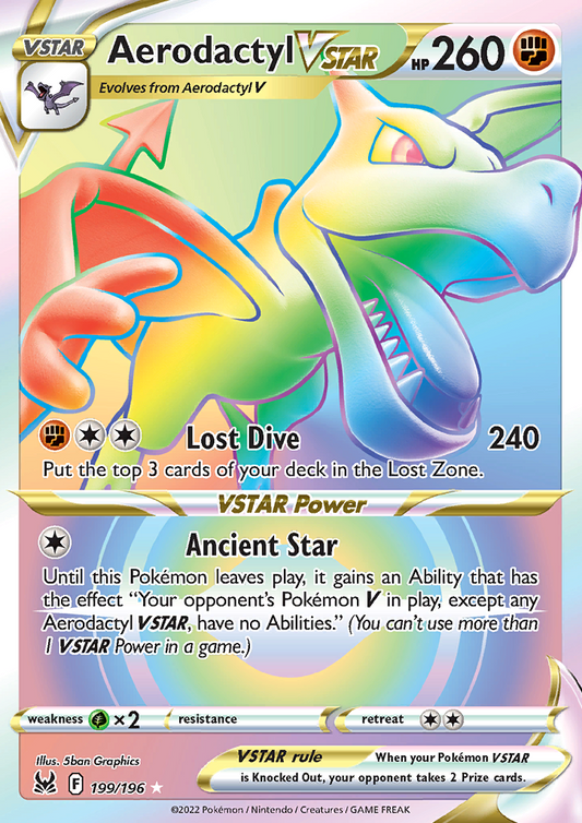 Lost Origin - 199/196 - Aerodactyl VSTAR