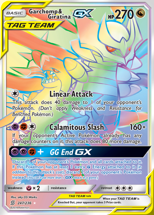 Unified Minds - 247/236 - Garchomp & Giratina GX (Tag Team)
