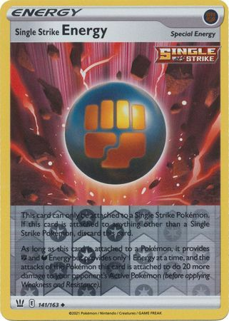 Battle Styles - 141/163 - Single Strike Energy - Reverse Holo