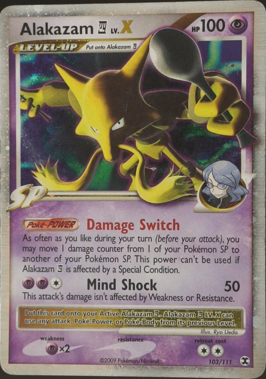 Rising Rivals - 103/111 - Alakazam Lv. X (Good)
